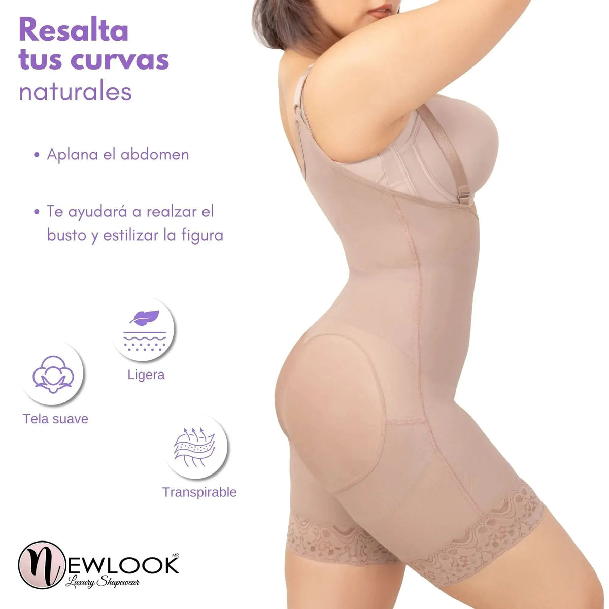 NEWLOOK - Body Alta Compresión. Modelo 967 - Fajasymas