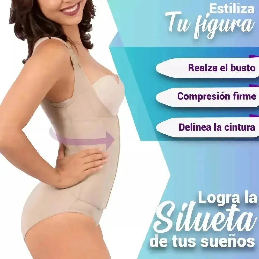 NEWLOOK - Body Cinturilla Ultra Control Con Tela Suave De Alta Compresión. Modelo 962 - Fajasymas