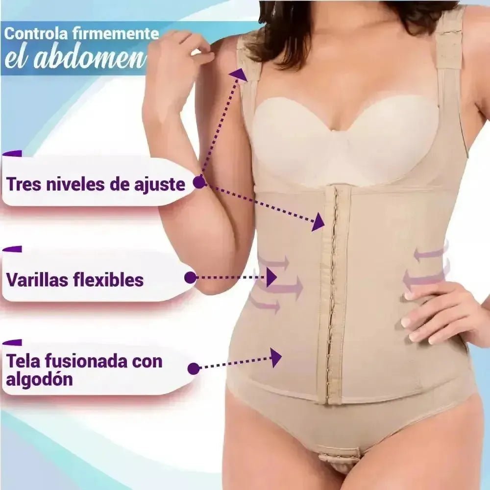 NEWLOOK - Body Cinturilla Ultra Control Con Tela Suave De Alta Compresión. Modelo 962 - Fajasymas