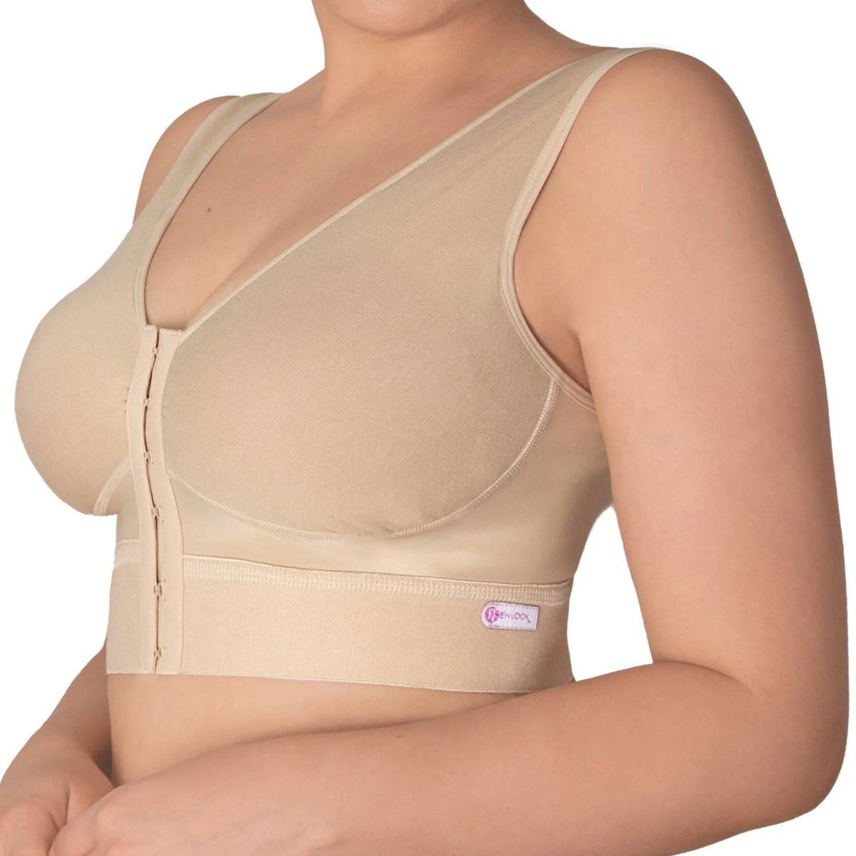 NEWLOOK - Bra Post Operatorio Mastectomía Ajustable Suave. Modelo 990 - Fajasymas