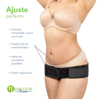 NEWLOOK - Cinturón Sacroilíaco y Apoyo de Cadera | Alivio de Dolor Pélvico, Ciática y Cadera. Modelo 807 - Fajasymas