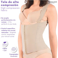NEWLOOK - Faja Chaleco Modelador Con Tela Suave y Alta Compresión. Modelo 918 - Fajasymas