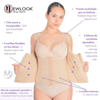 NEWLOOK – Faja Chaleco Ultra Modelador. Modelo 923 - Fajasymas