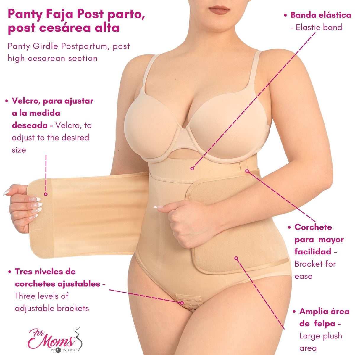 Panty Faja Postparto Post Cesarea For Moms - Fajasymas